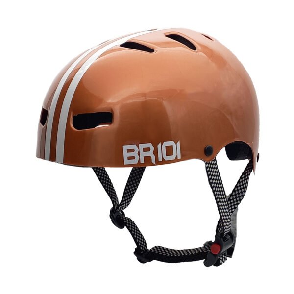 Capacete Br 101 Urbano Profissional Dourado