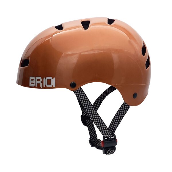 Capacete Br 101 Urbano Profissional Dourado - Imagem 2