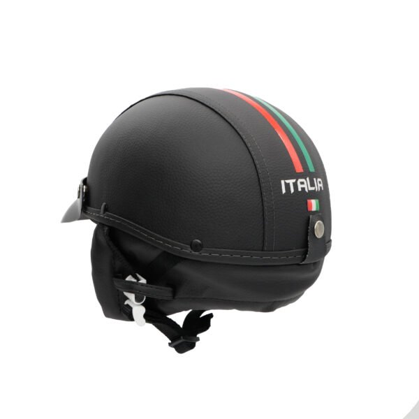 Capacete Coquinho BR 101 Italia Preto - Imagem 3