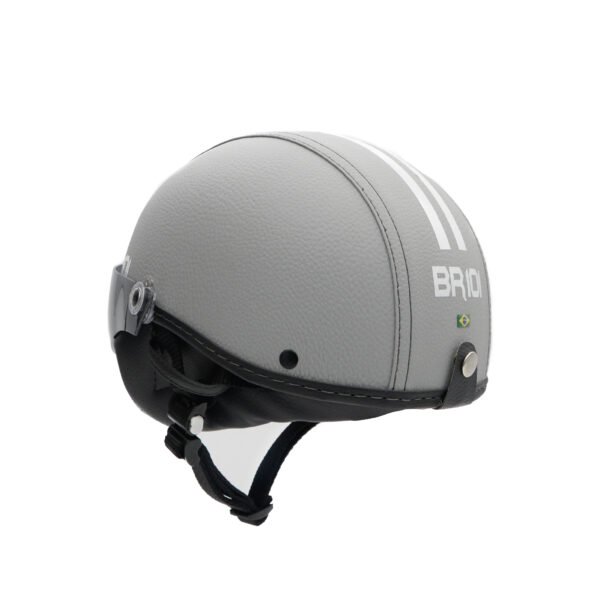Capacete Coquinho BR 101 Cinza Vision - Imagem 4