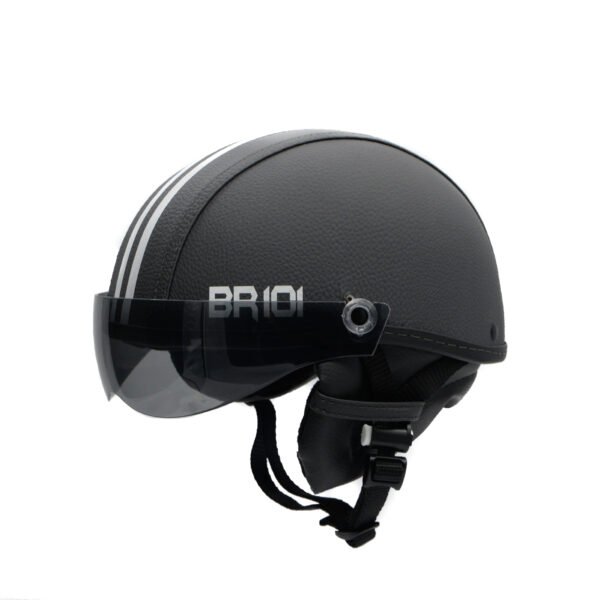 Capacete Coquinho BR 101 Grafite Vision - Imagem 2