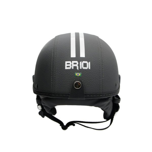 Capacete Coquinho BR 101 Grafite Vision - Imagem 5