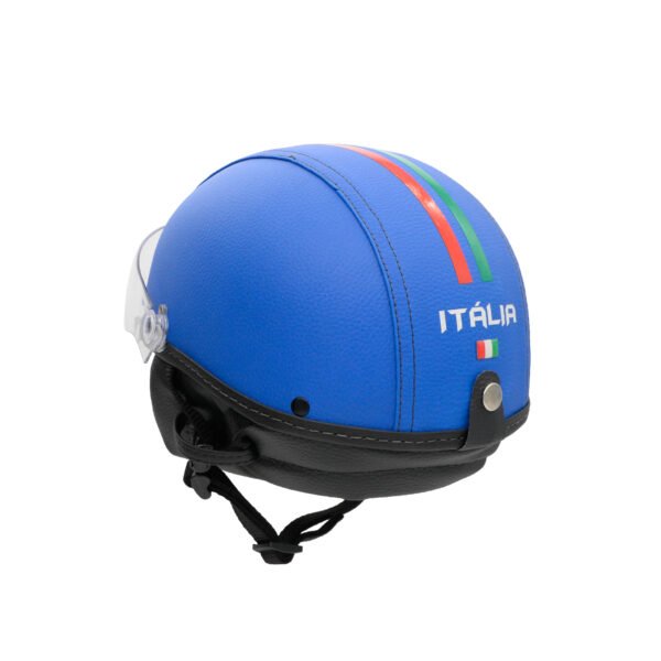 Capacete Coquinho BR 101 Italia Azul Vision - Imagem 4