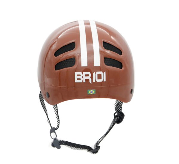 Capacete Br 101 Urbano Profissional Marrom - Imagem 4