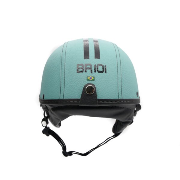Capacete Coquinho BR 101 Verde Turquesa - Imagem 4