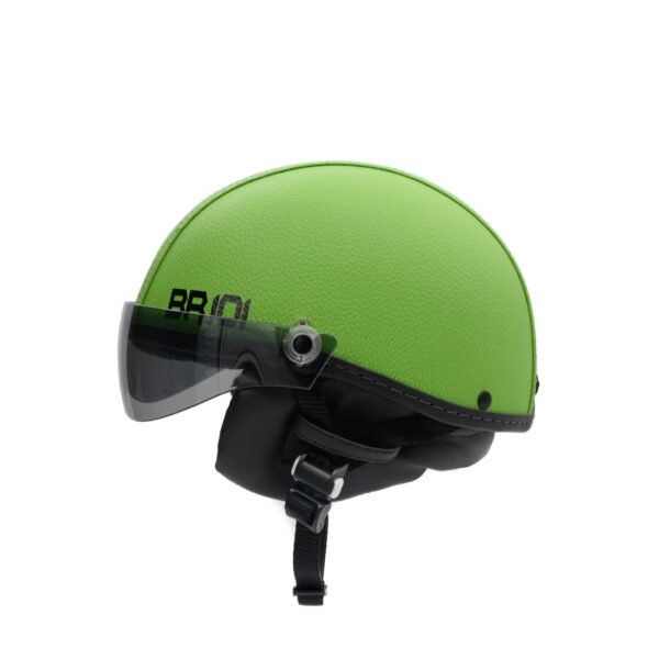 Capacete Coquinho BR 101 Verde Neon Vision - Imagem 3