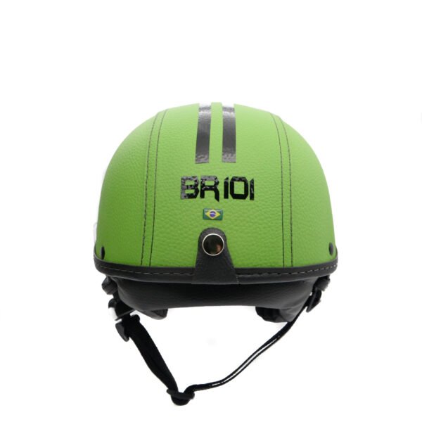 Capacete Coquinho BR 101 Verde Neon Vision - Imagem 5