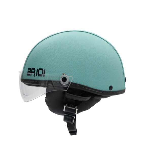 Capacete Coquinho BR 101 Verde Turquesa Vision - Imagem 3