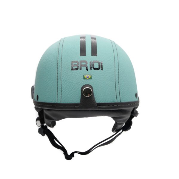 Capacete Coquinho BR 101 Verde Turquesa Vision - Imagem 5