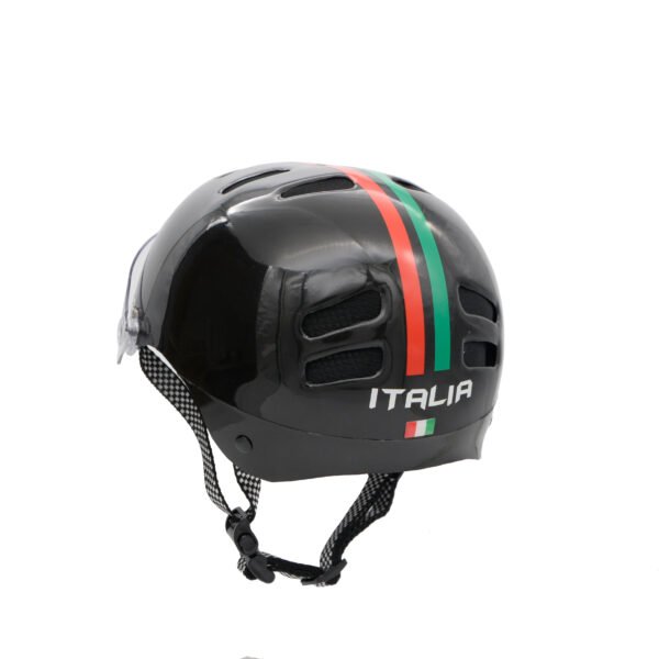 Capacete Br 101 Urbano Itália Preto Vision - Imagem 4