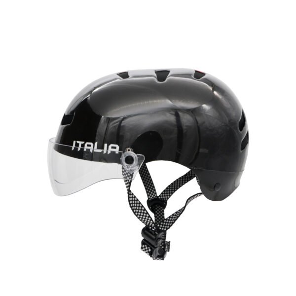 Capacete Br 101 Urbano Itália Preto Vision - Imagem 3