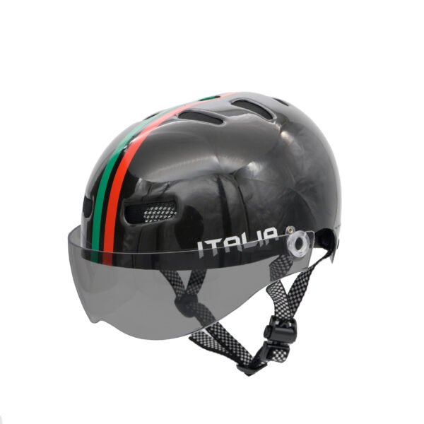 Capacete Br 101 Urbano Itália Preto Vision - Imagem 2