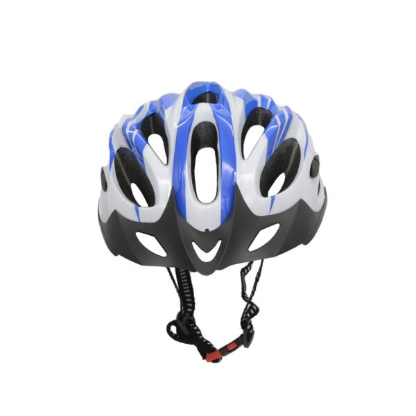 Capacete de bicicleta BR 101 Speed  Branco/Azul com Regulagem - Imagem 2