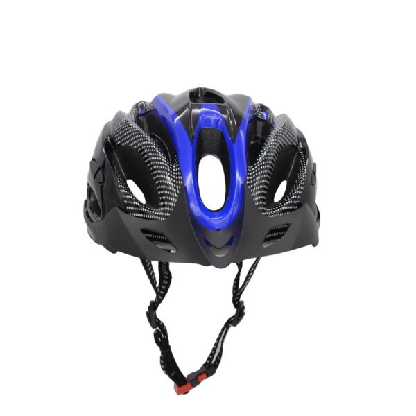 Capacete de bicicleta BR 101 Speed  Preto/Azul com Sinalizador Led Traseiro e Regulagem - Imagem 2