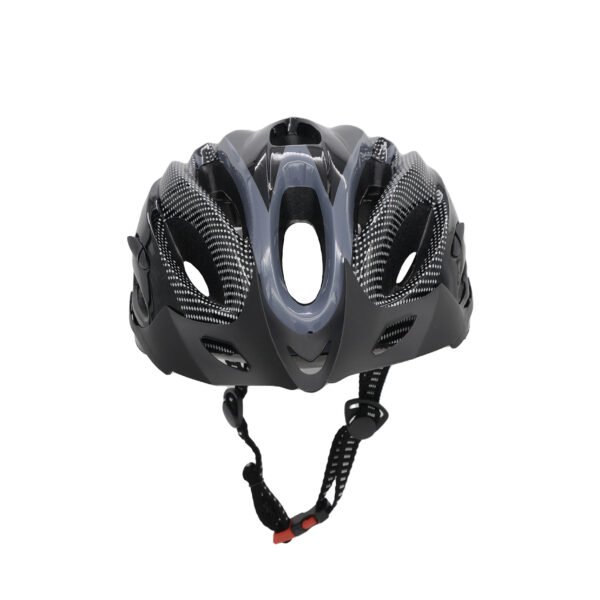 Capacete de bicicleta BR 101 Speed  Preto/ Cinza com Sinalizador Led Traseiro e Regulagem - Imagem 2