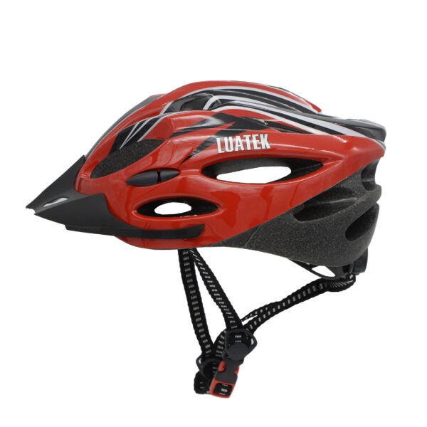 Capacete de bicicleta BR 101 Speed  Preto/Vermelho com Regulagem - Imagem 3