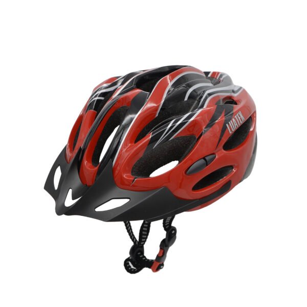 Capacete de bicicleta BR 101 Speed  Preto/Vermelho com Regulagem