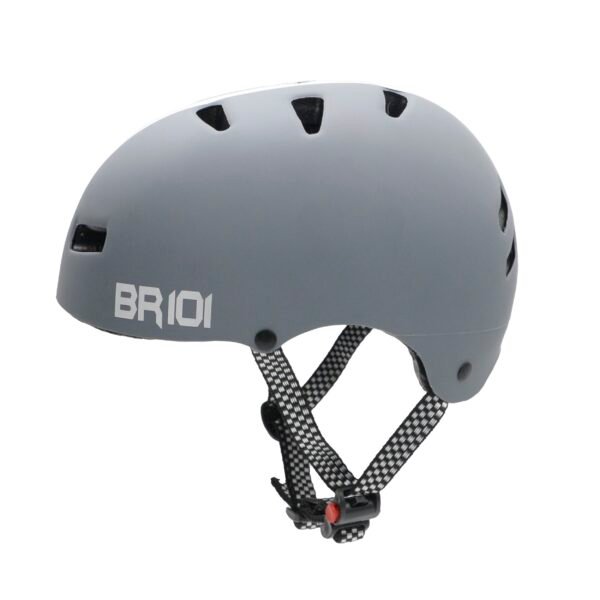 Capacete Br101 Urbano Profissional Cinza FOSCO - Imagem 2