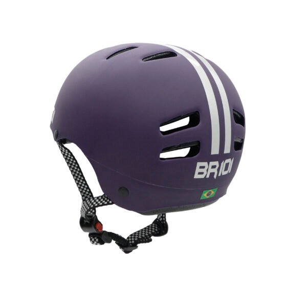 Capacete BR 101 Urbano Profissional Roxo Fosco - Imagem 3