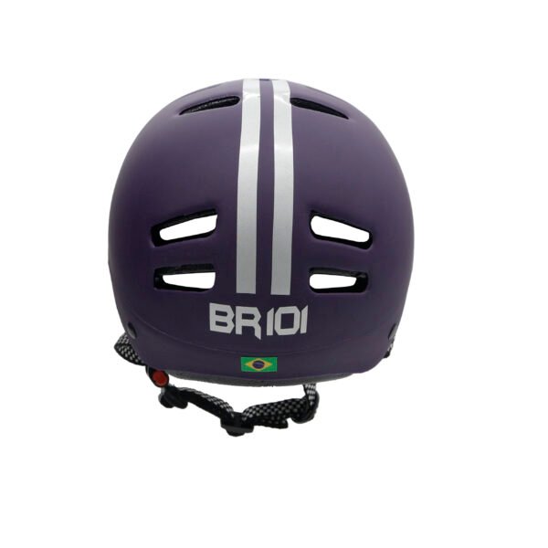 Capacete BR 101 Urbano Profissional Roxo Fosco - Imagem 4