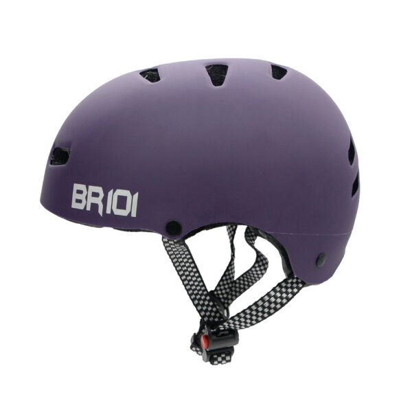 Capacete BR 101 Urbano Profissional Roxo Fosco - Imagem 2