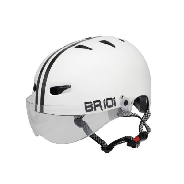 Capacete BR 101 Urbano Profissional Branco Fosco Vision