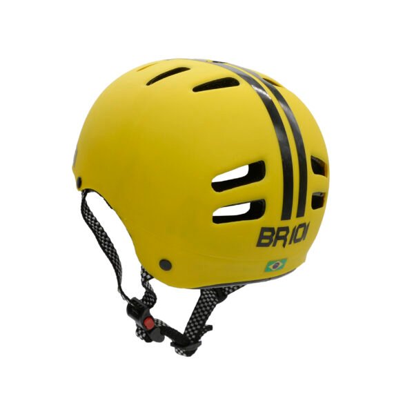 Capacete de bicicleta/skate BR 101 Urbano Baby Amarelo - Imagem 3