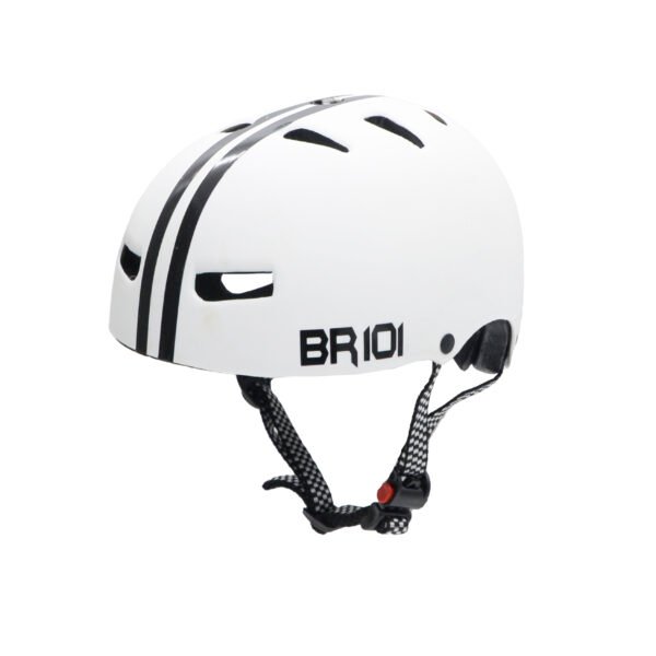 Capacete de bicicleta / skate BR 101 Urbano Baby Branco