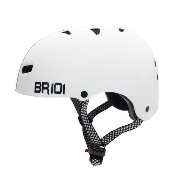 Capacete de bicicleta / skate BR 101 Urbano Baby Branco - Imagem 3