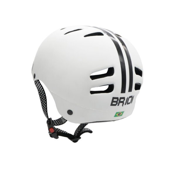 Capacete de bicicleta / skate BR 101 Urbano Baby Branco - Imagem 4