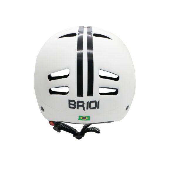 Capacete de bicicleta / skate BR 101 Urbano Baby Branco - Imagem 2