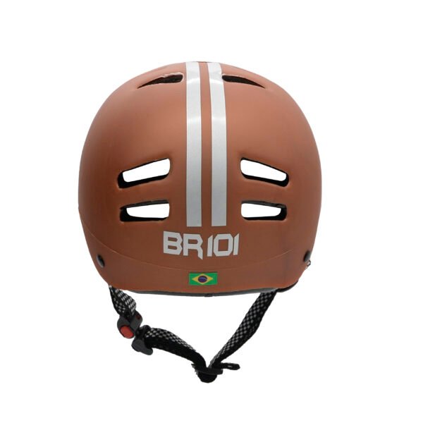 Capacete de bicicleta / skate BR 101 Urbano Baby Dourado - Imagem 2