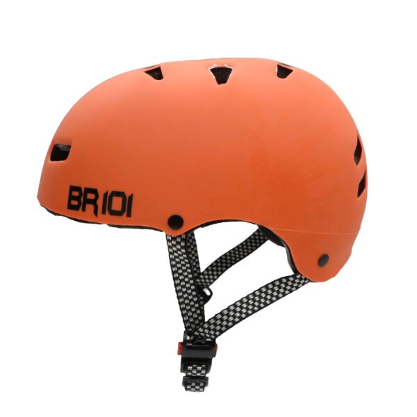 Capacete de bicicleta / skate BR 101 Urbano BABY Laranja - Imagem 2