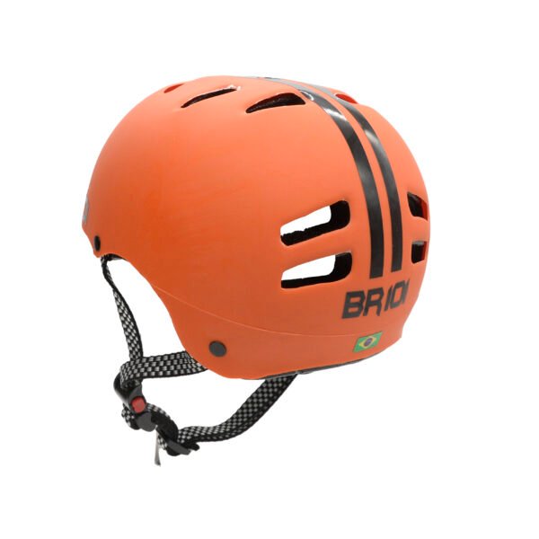 Capacete de bicicleta / skate BR 101 Urbano BABY Laranja - Imagem 3