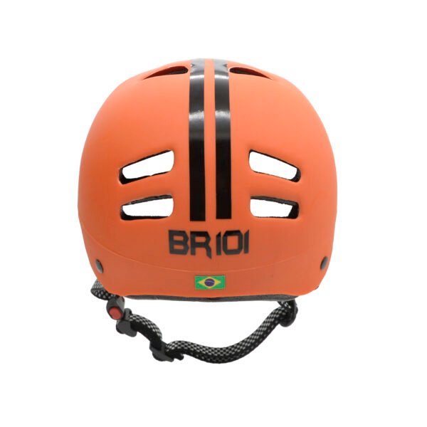 Capacete de bicicleta / skate BR 101 Urbano BABY Laranja - Imagem 4
