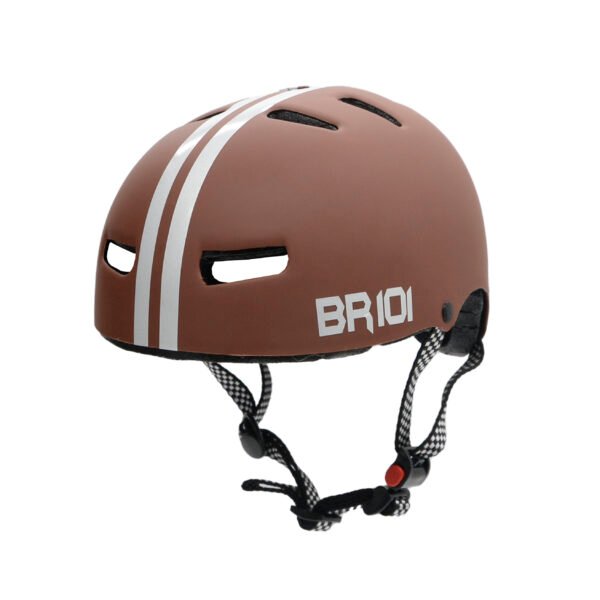 Capacete de bicicleta / skate BR 101 Urbano BABY Marrom
