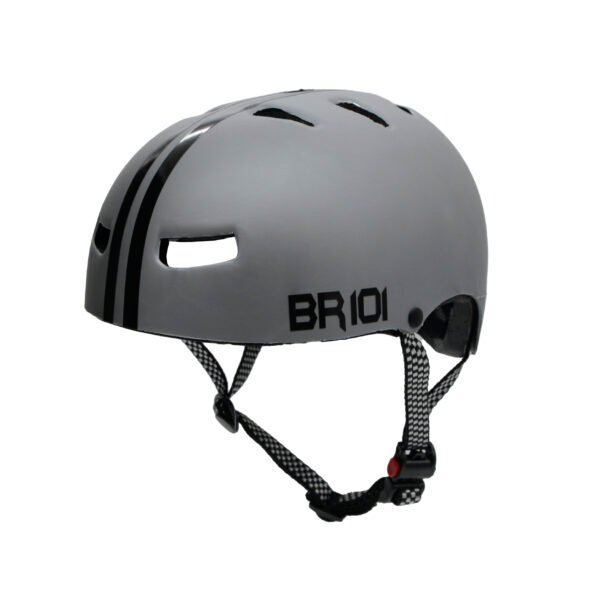Capacete de bicicleta / skate BR 101 Urbano BABY Prata