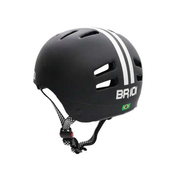 Capacete de bicicleta / skate BR 101 Urbano BABY Preto - Imagem 2