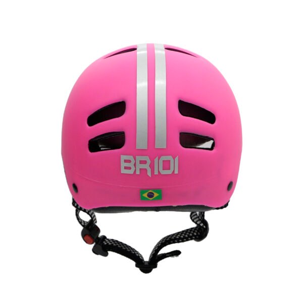Capacete de bicicleta / skate BR 101 Urbano BABY Rosa - Imagem 4