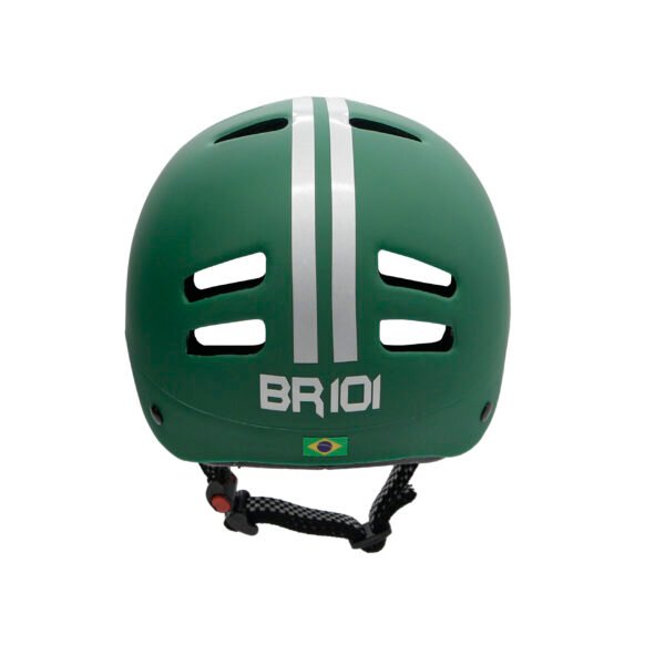 Capacete de bicicleta / skate BR 101 Urbano BABY Verde - Imagem 4