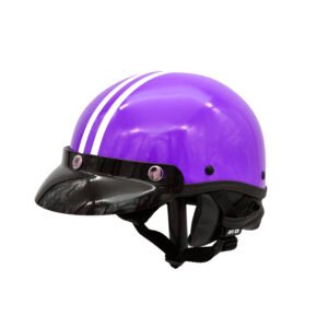 Capacete Coquinho BR 101 Roxo Brilho Pala
