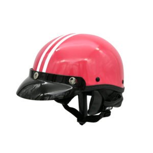 Capacete Coquinho BR 101 Vermelho Brilho Pala
