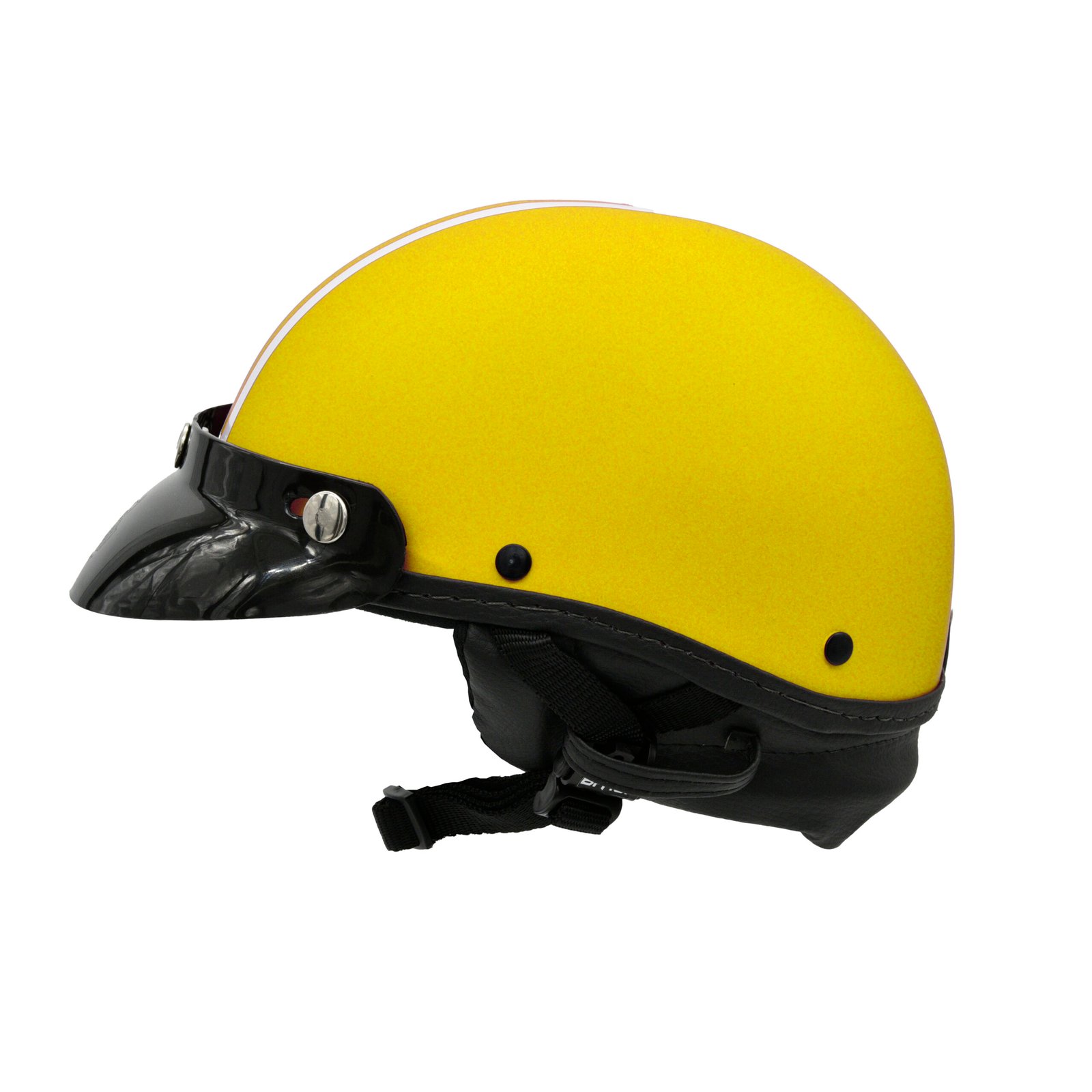 Capacete Coquinho BR 101 Amarelo Fosco Pala - Imagem 2