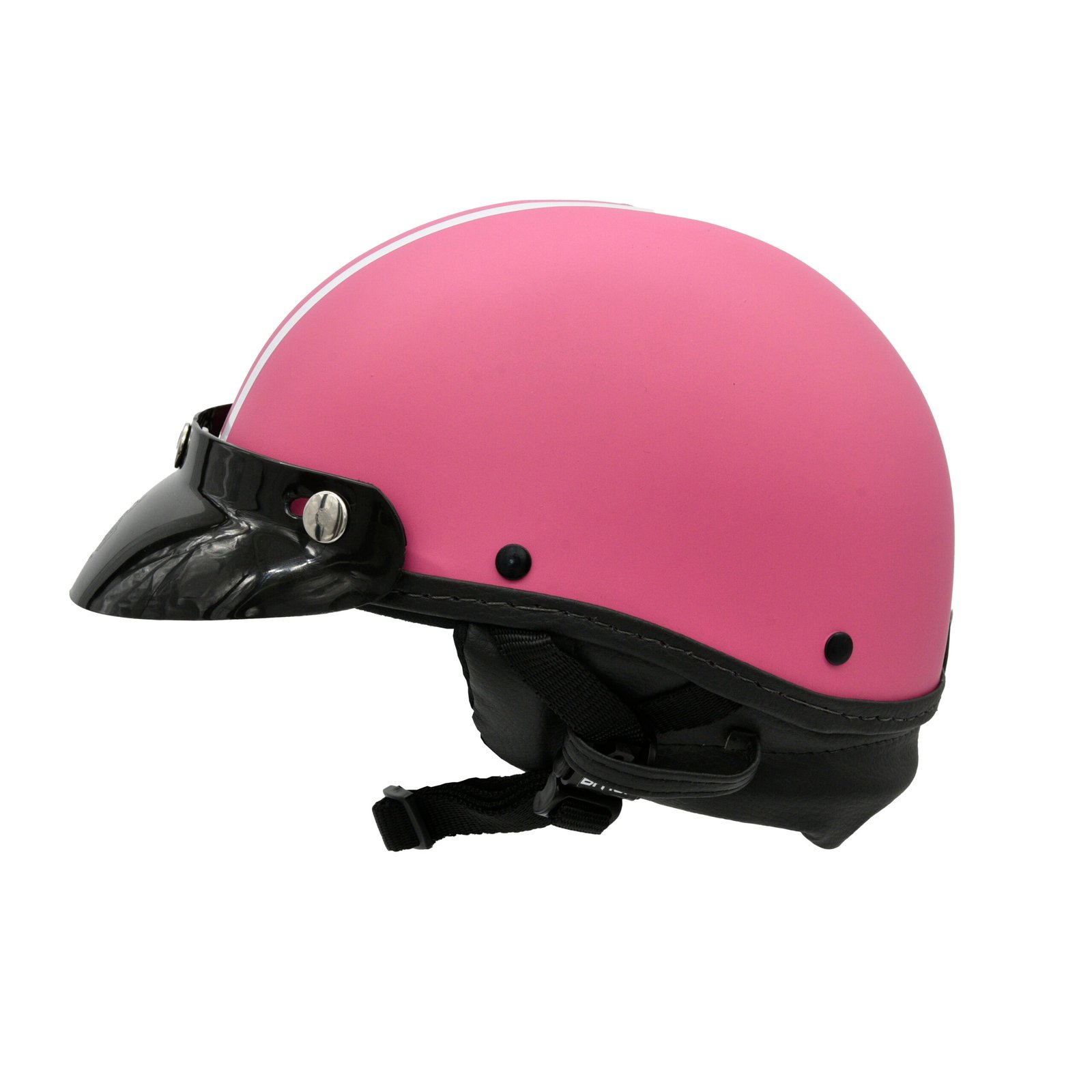 Capacete Coquinho BR 101 Rosa Fosco Pala - Imagem 2
