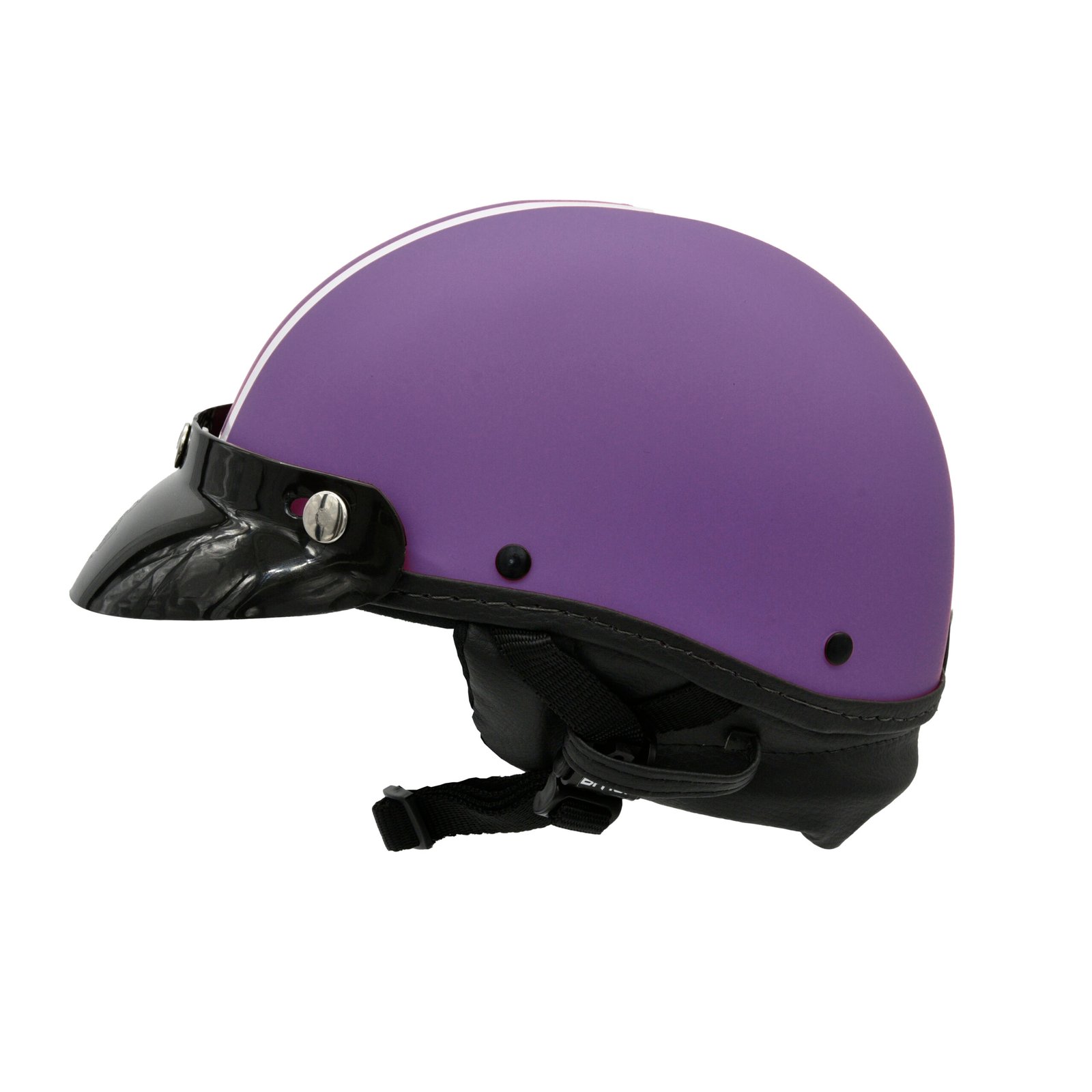 Capacete Coquinho BR 101 Roxo Fosco Pala - Imagem 2