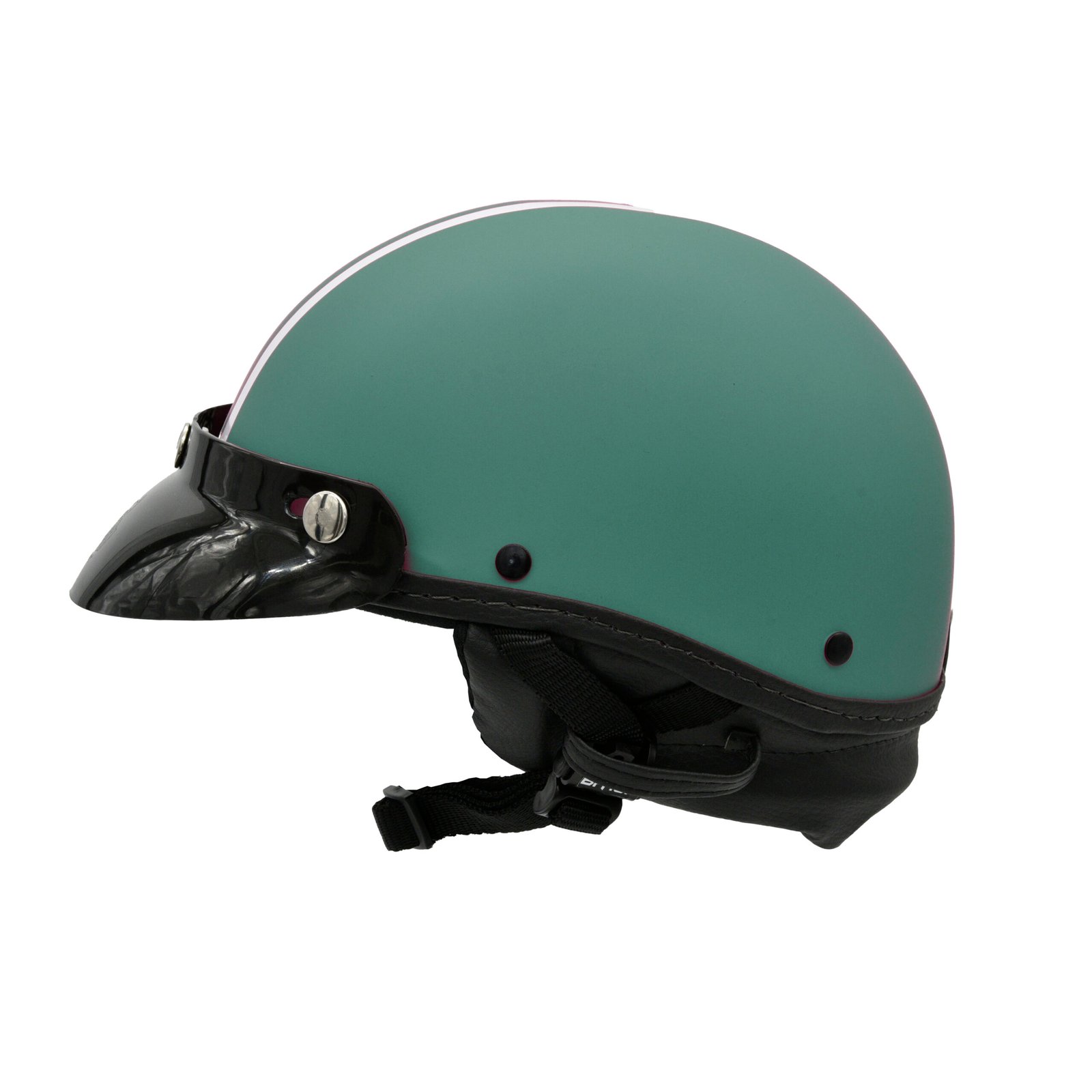 Capacete Coquinho BR 101 Verde Fosco Pala - Imagem 2