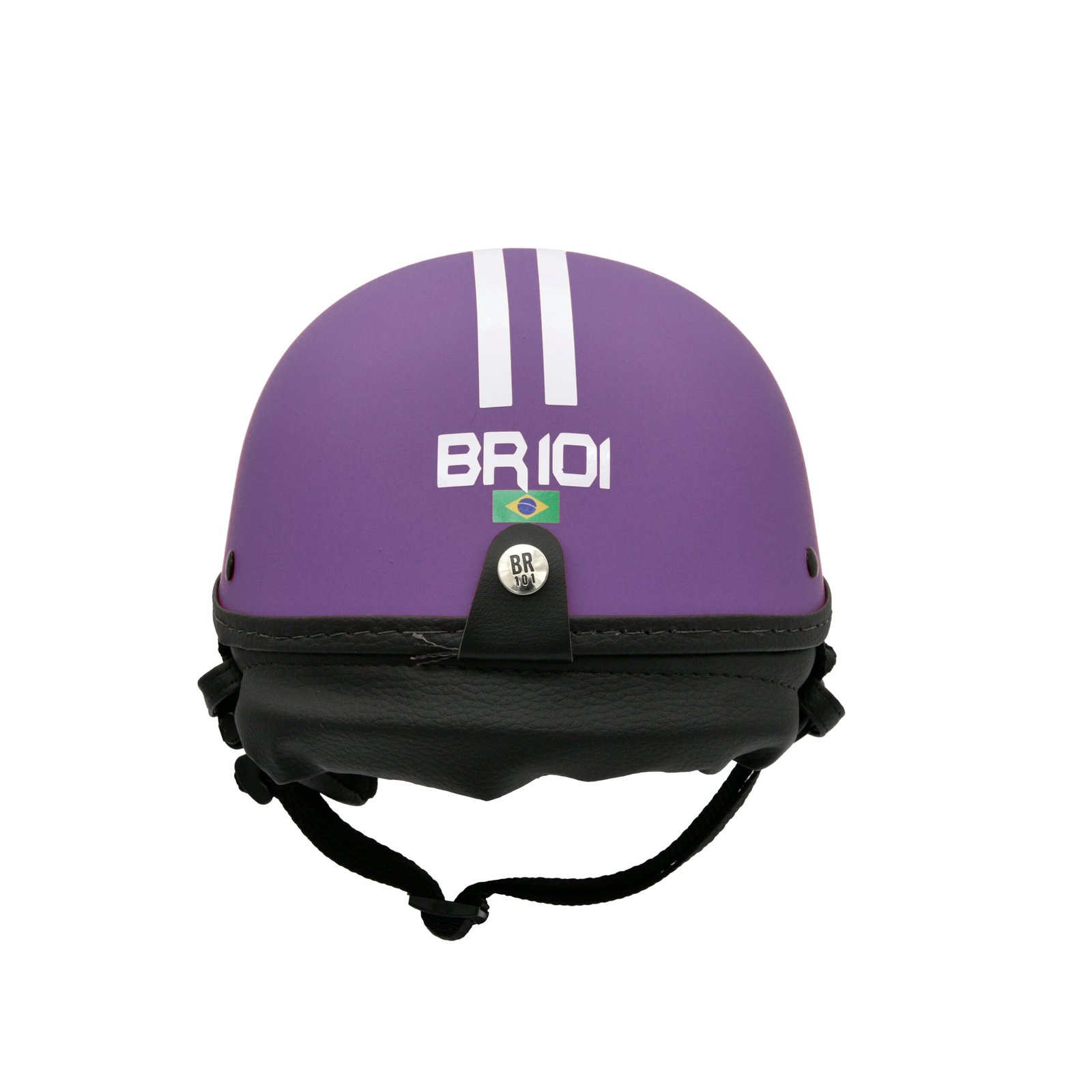 Capacete Coquinho BR 101 Roxo Fosco Pala - Imagem 4