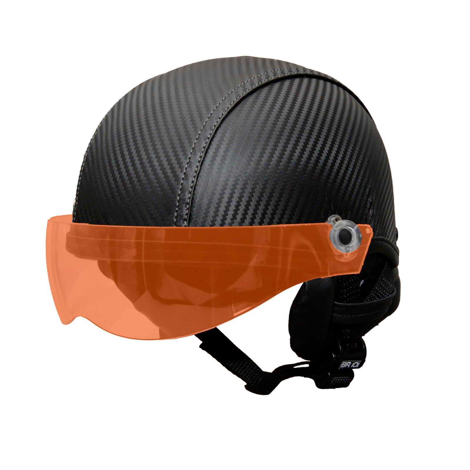 Capacete Coquinho BR101 Revestido Carbono Vision - Imagem 4