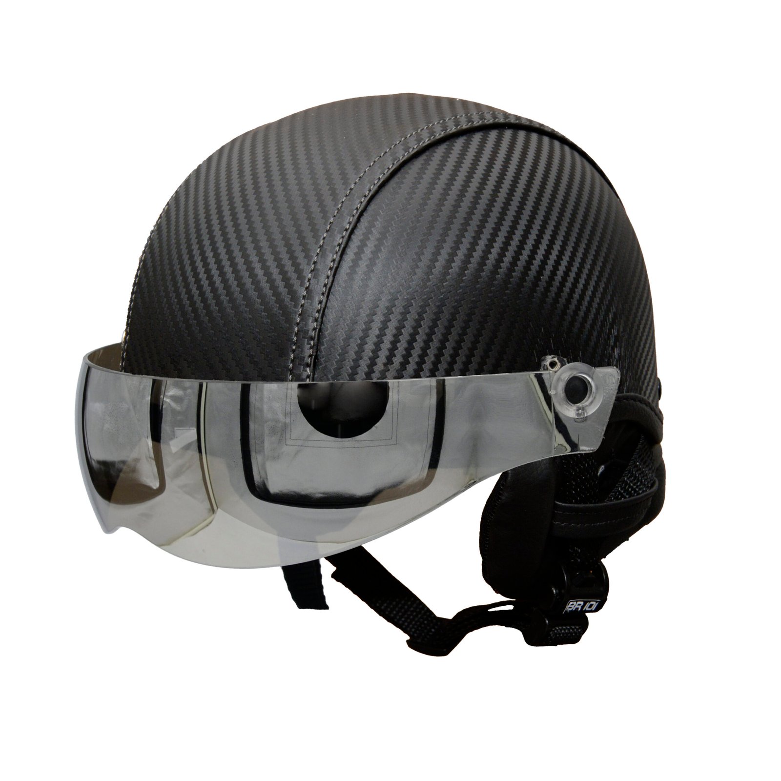 Capacete Coquinho BR101 Revestido Carbono Vision - Imagem 5