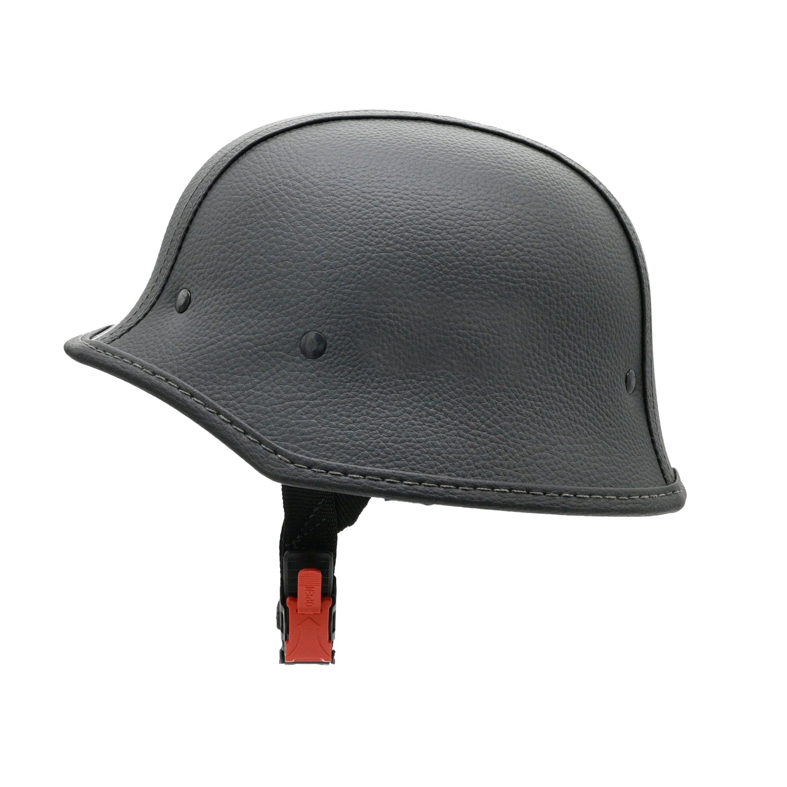 Capacete BR101 Alemão Serie WAR Revestido Preto - Imagem 4
